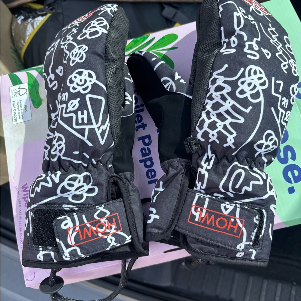 Snowboard Mittens unisex S/M howl brand